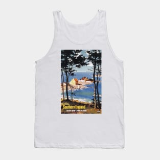 Southern England - BR,SR - Vintage Railway Travel Poster - 1960s Tank Top